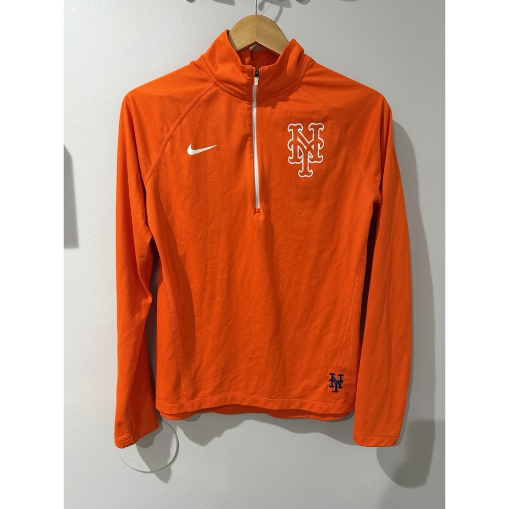 Women's New York‎ Mets 1/2-Zip Pullover Sz Medium MLB 1